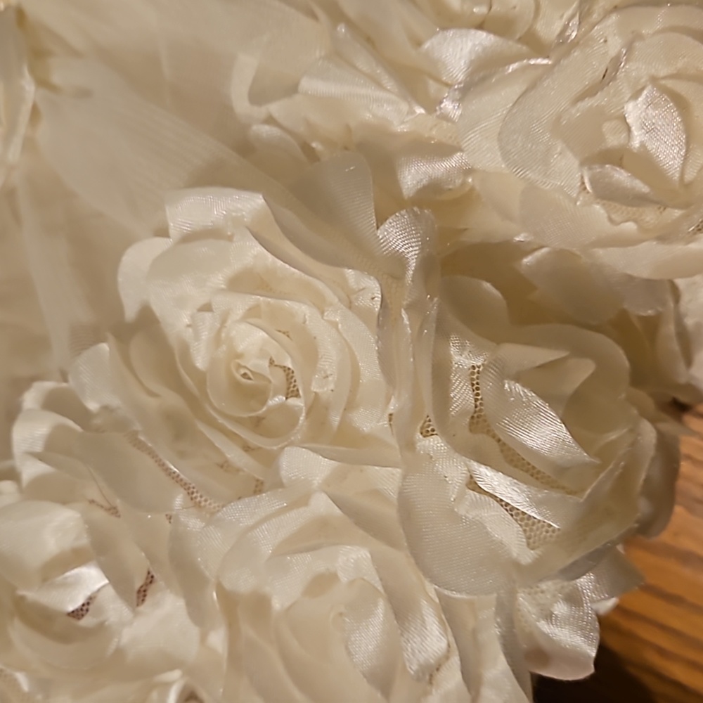 Baby Satin Roses Dress - Picture 4 of 7